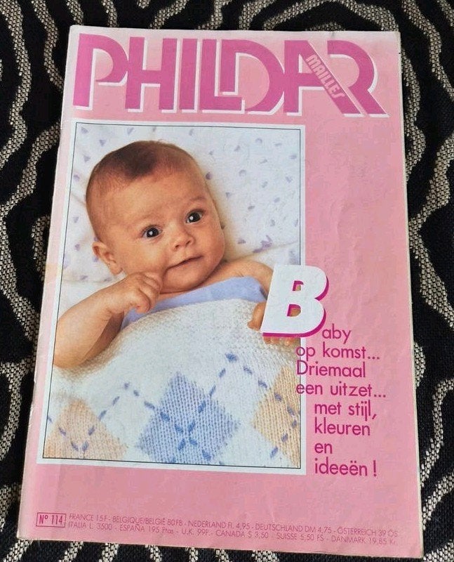 Phildar Baby Breiboek No 114 - Breipatronen, Ophalen of Verzenden, Gebruikt, Breien, Patroon of Boek