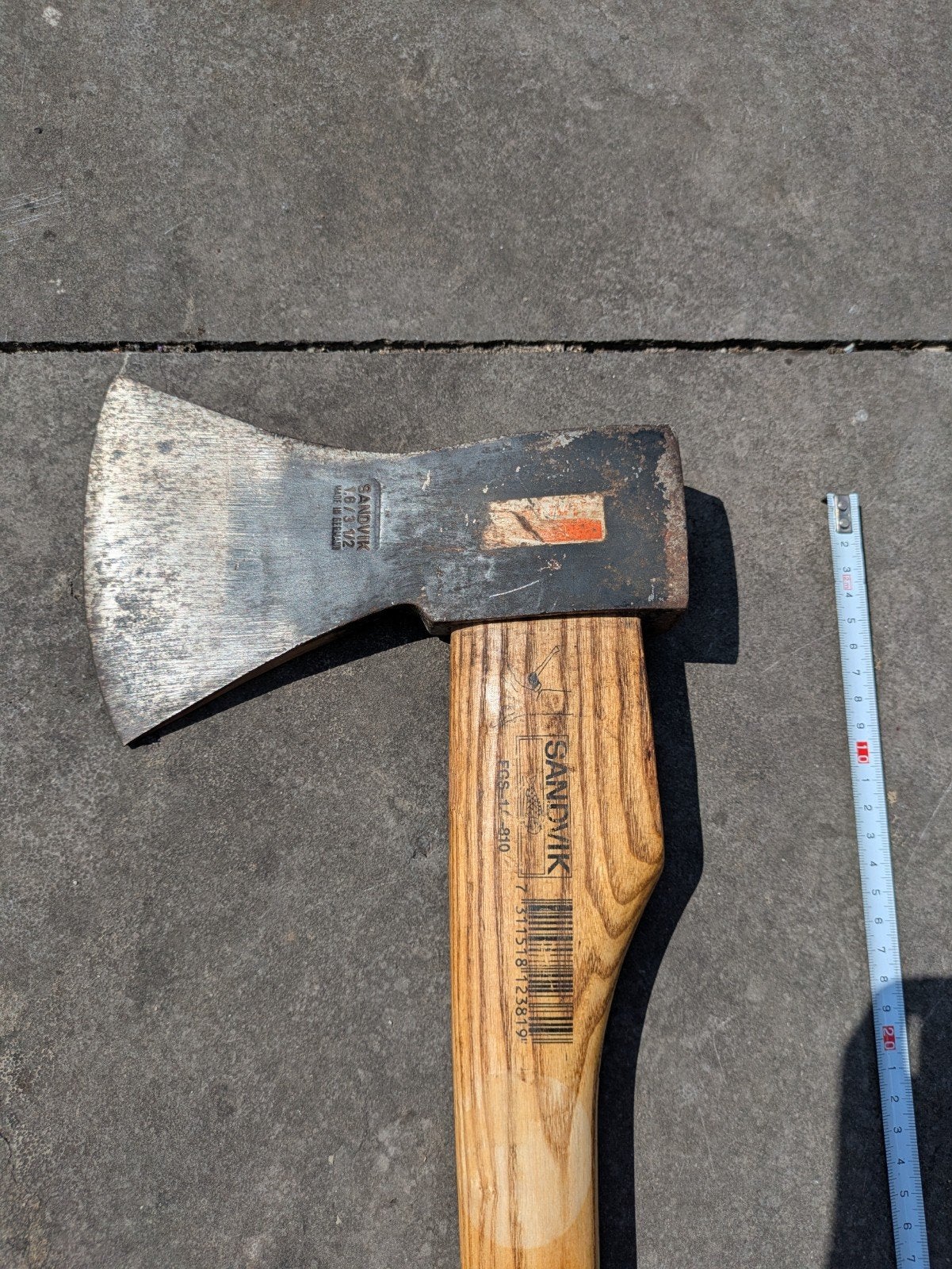 Sandvik kloofbijl 1,6 kg (3½ lb) – Made in Germany, Ophalen, Gebruikt, Overige typen, Overige merken
