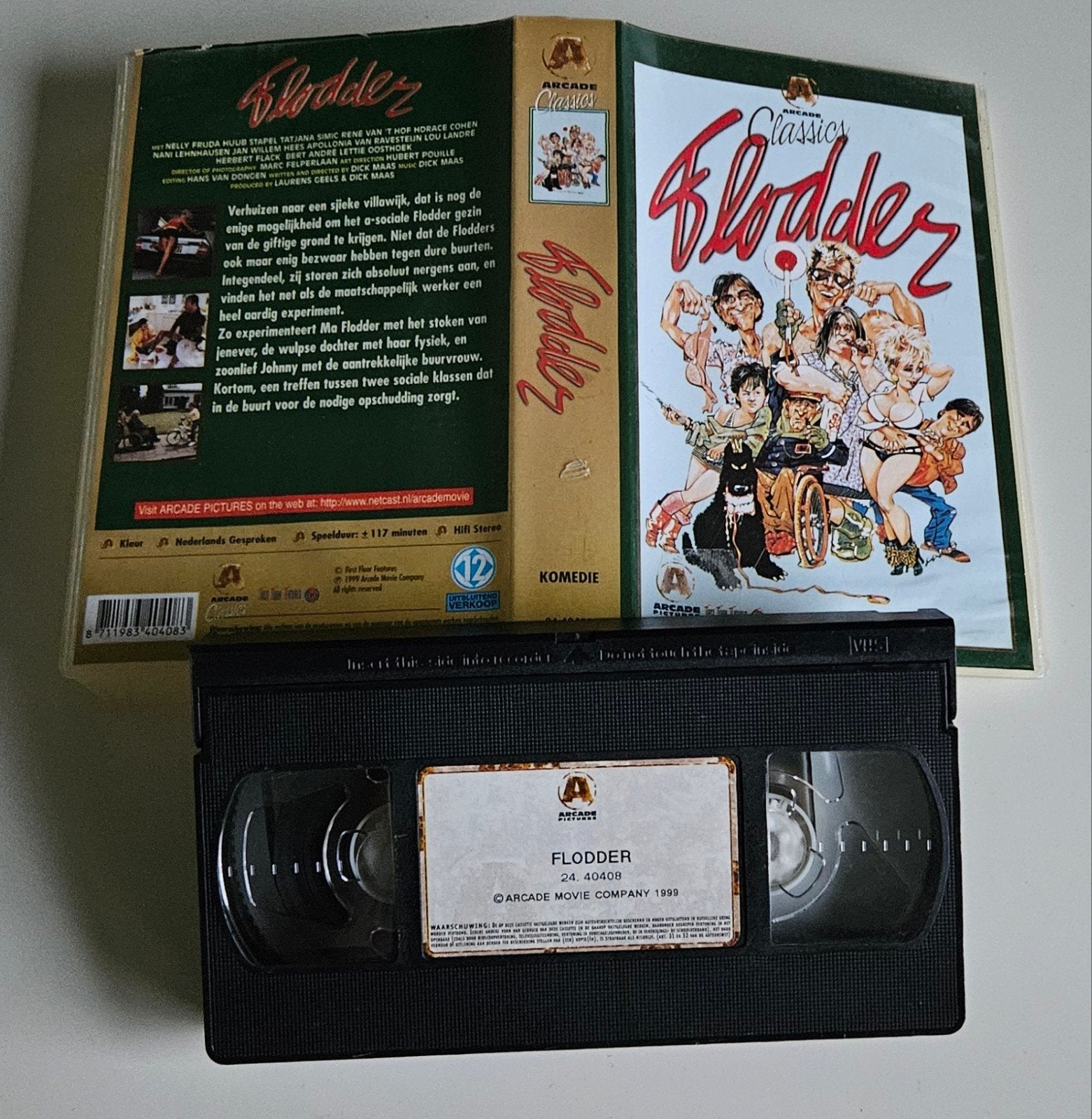 Flodder VHS, Nederlandse Komedie Klassieker, Gebruikt, Verzenden, Nederlands, Komedie