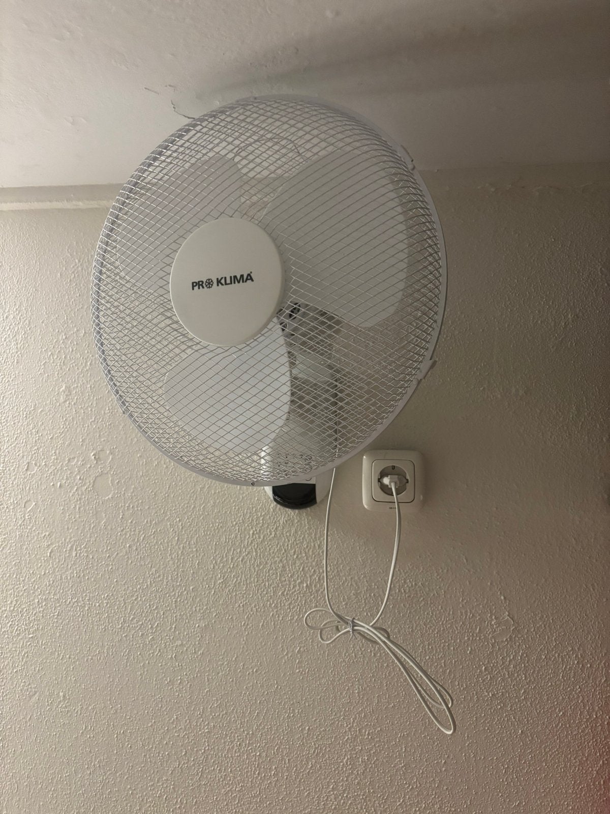 Wandventilator met afstandsbediening en 3 standen, Ophalen, Ventilator met afstandsbediening, Gebruikt, Overige