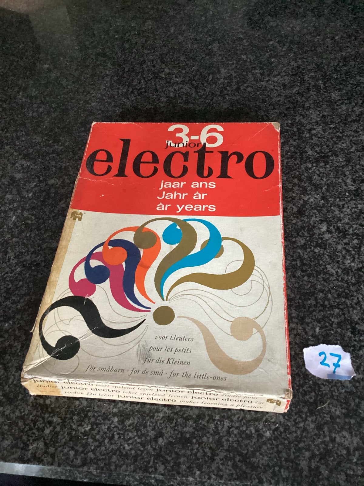Vintage Electro Junior Spel 3-6 jaar - Educatief Speelgoed, Kinderen en Baby's, Ophalen of Verzenden, Gebruikt, Elektronica, Met licht