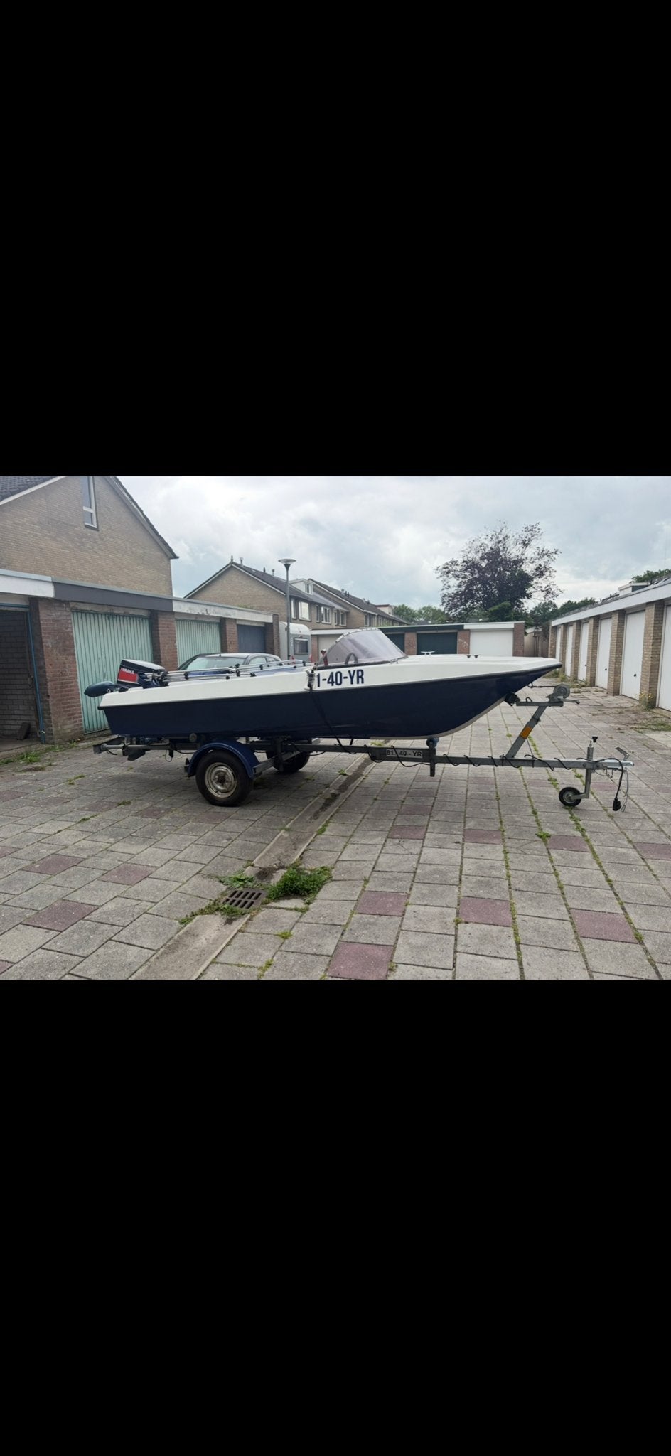 speedboot met 40 pk Yamaha motor en nieuwe kussens, Ophalen of Verzenden, Gebruikt, Buitenboordmotor, Minder dan 70 pk