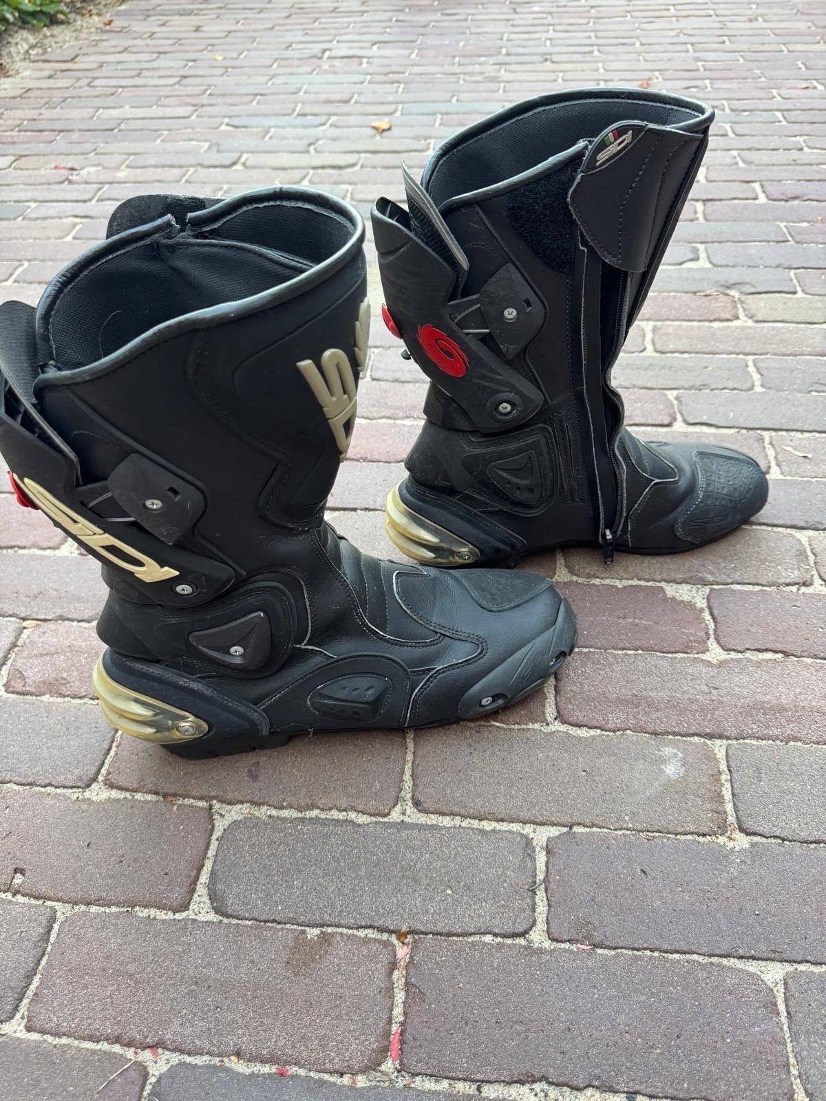 Sidi motorlaarzen maat 45 - Zwart, Ophalen, Tweedehands, Heren, Laarzen