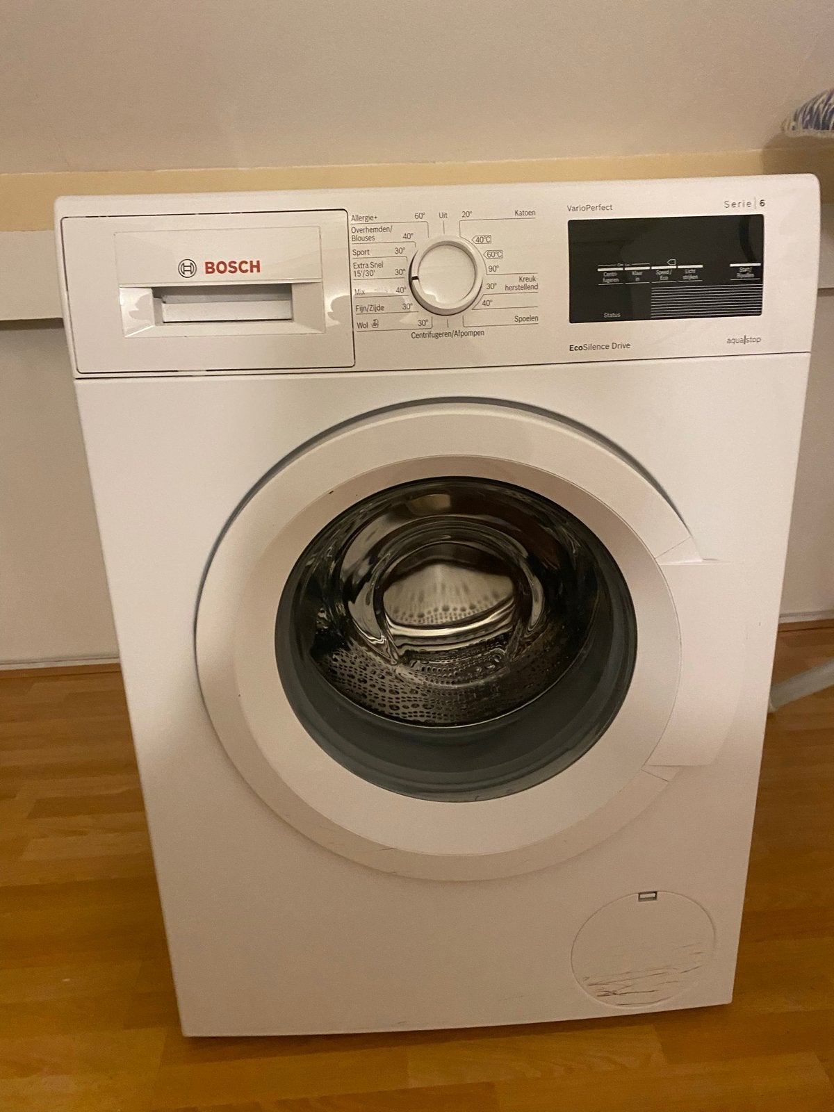 Bosch Serie 6 Wasmachine - EcoSilence Drive, 7kg, A+++, Witgoed en Apparatuur, Ophalen, Gebruikt, 85 tot 90 cm, 1200 tot 1600 toeren