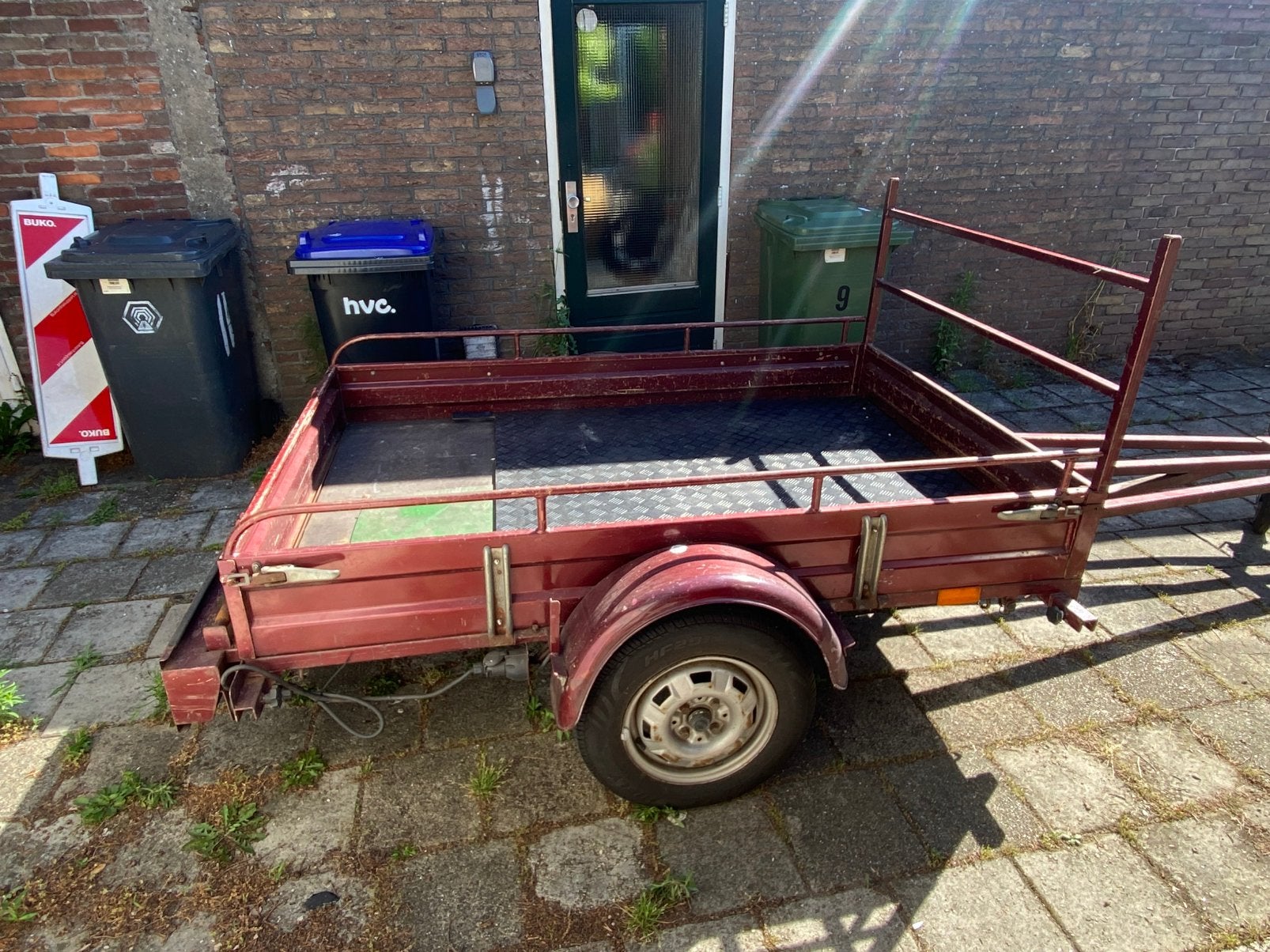Aanhanger - erg sterk, Ophalen, Zo goed als nieuw