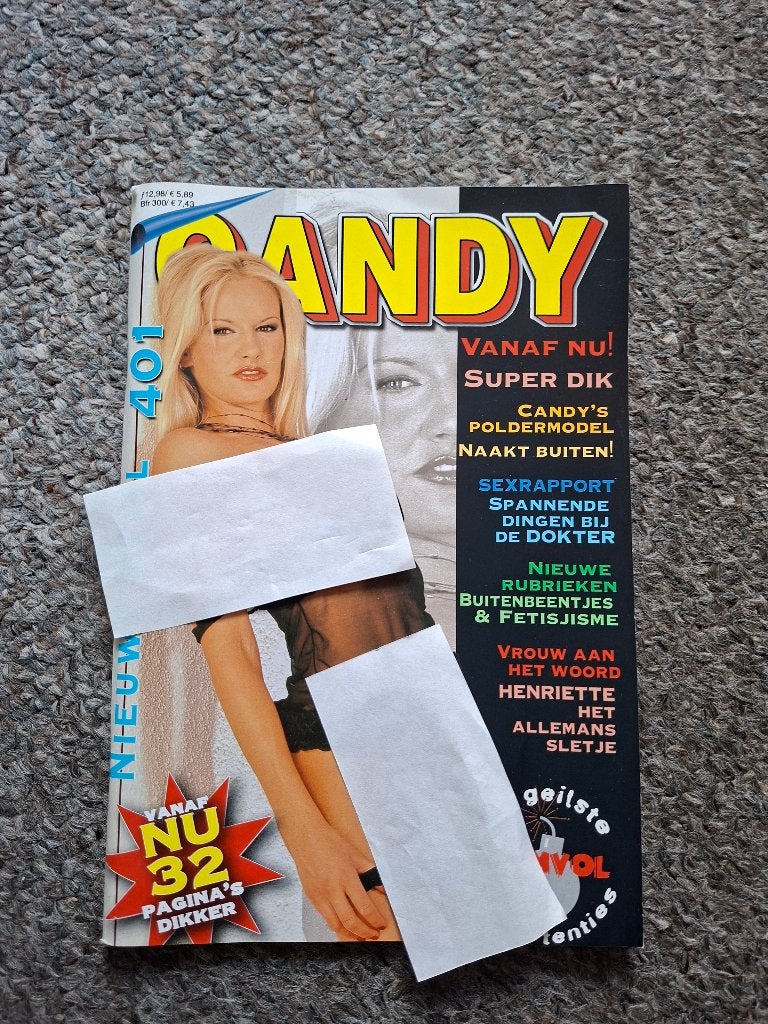 Candy Magazine nr. 401 /erotiek, Verzenden, 1980 tot heden, Tijdschrift