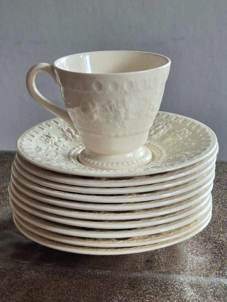 Wedgwood Wellesley Etruria and Barlaston 10 schotels 1 kop, Huis en Inrichting, Keuken | Servies, Ophalen, Zo goed als nieuw, Wedgwood
