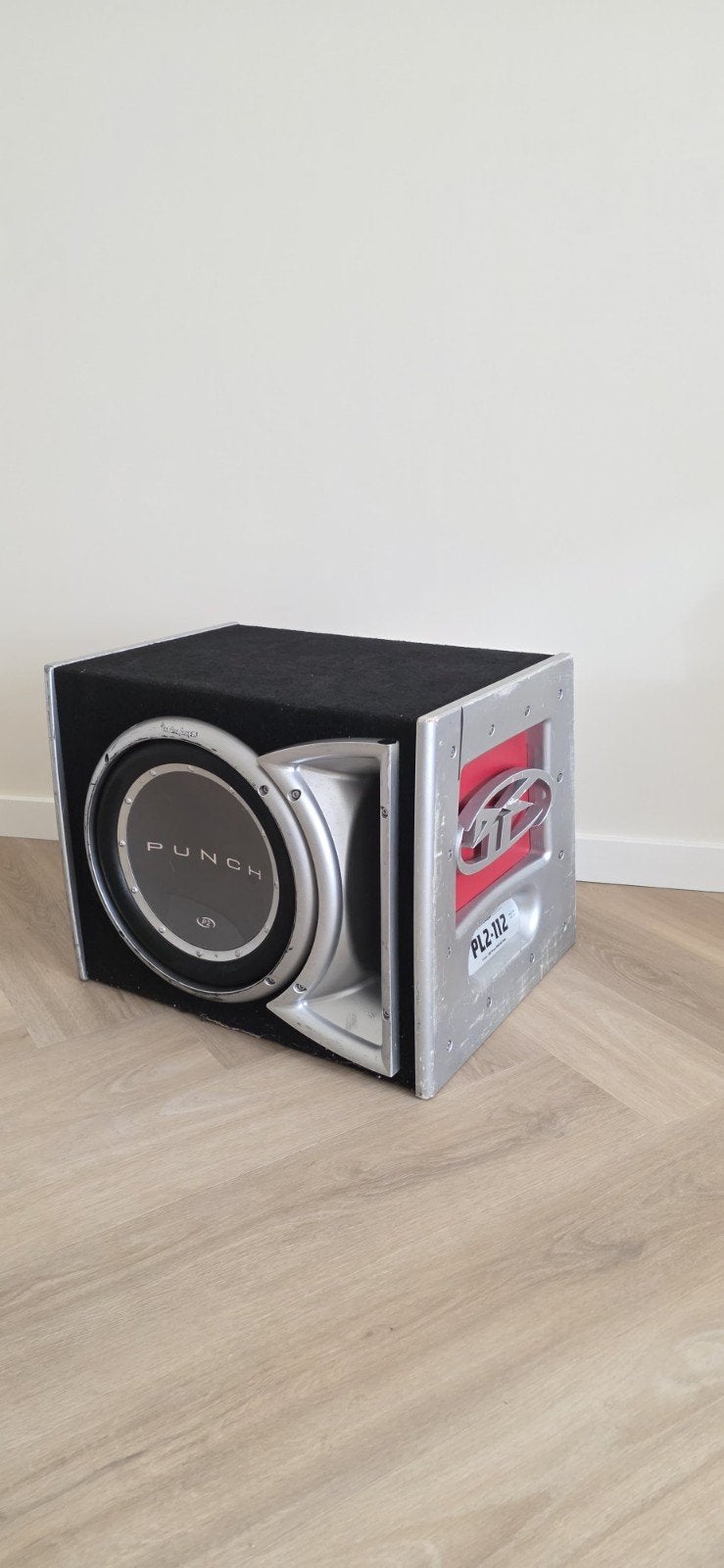 Rockford fosgate PL2-112 subwoofer met dls X-D10, Ophalen, Gebruikt