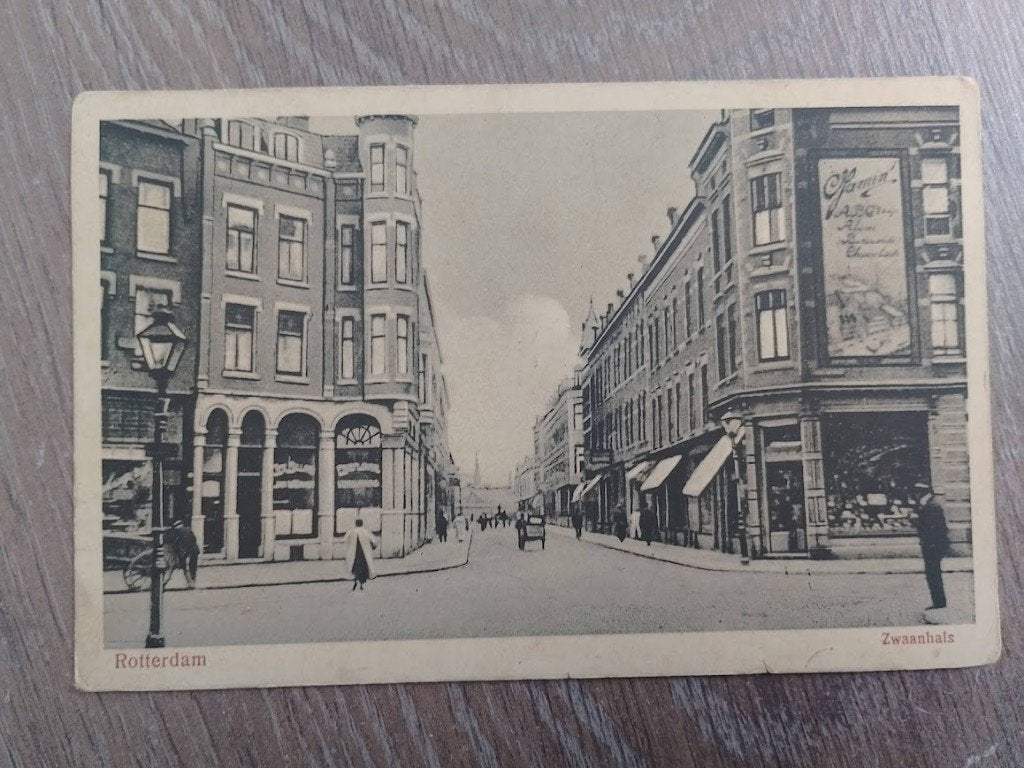 Rotterdam, Zwaanshals, Ophalen of Verzenden, Voor 1920, Gelopen, Zuid-Holland
