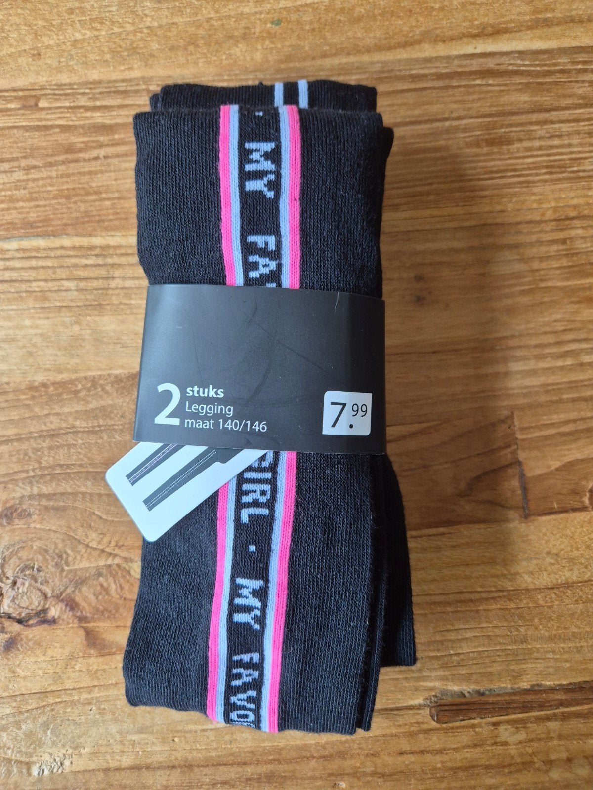 2x nieuwe legging maat 140/146 ter stal, Ophalen, Nacht- of Onderkleding, Meisje, Terstal