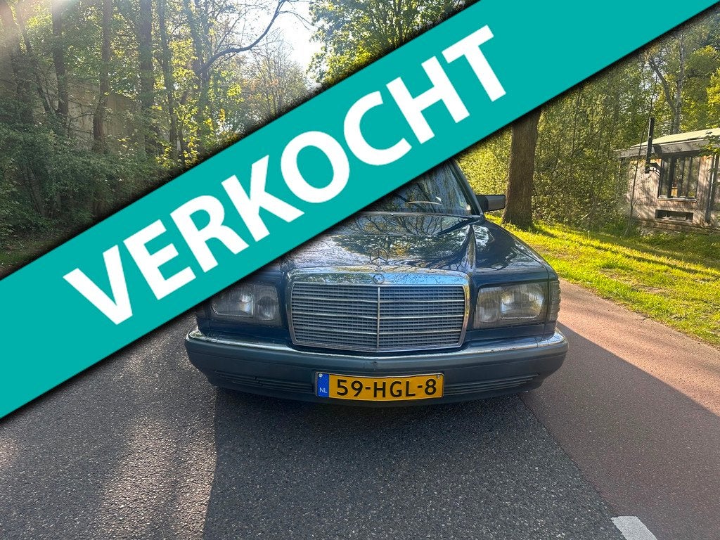 Mercedes-Benz S-klasse W126 om606 24 multiklepper turbo dies, Gebruikt, Overige carrosserieën, Blauw, 2996 cc