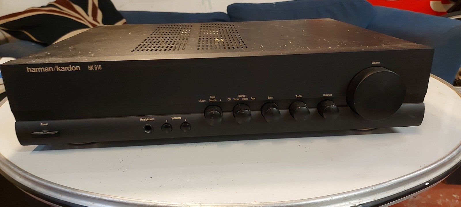 Harman/Kardon HK 610 Stereo Versterker, Overige merken, Gebruikt, Ophalen of Verzenden, 60 tot 120 watt