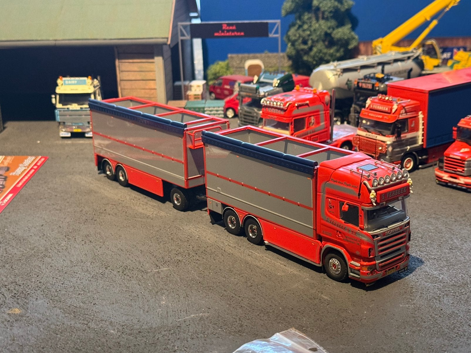 Tekno verbeek combi Scania 1e uitgave, Tekno, Zo goed als nieuw, Tekno, Bus of Vrachtwagen