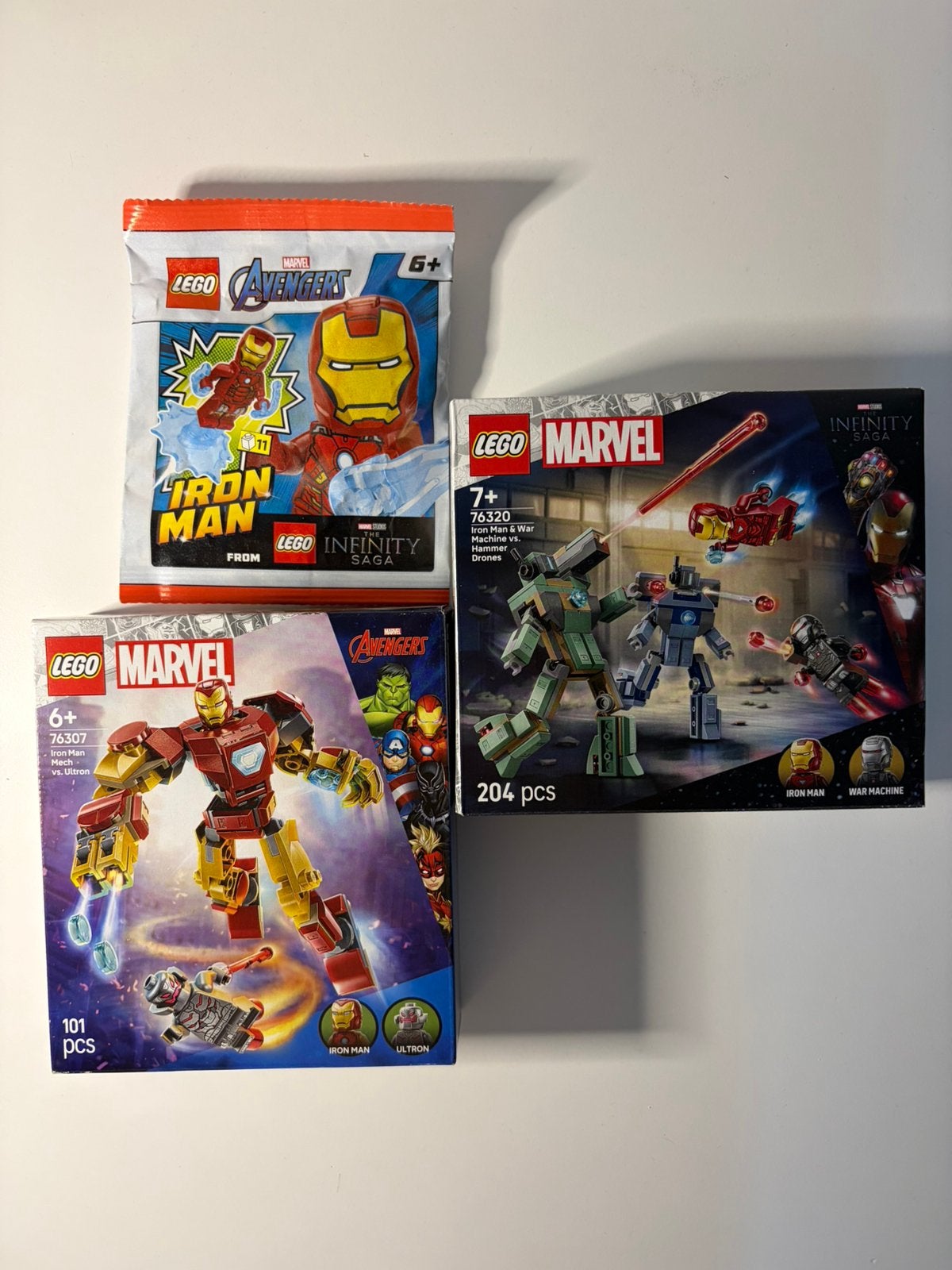 3x sealed Lego Marvel Avengers sets: 76320 & 76307, Marvel, Lego, Nieuw, Ophalen of Verzenden