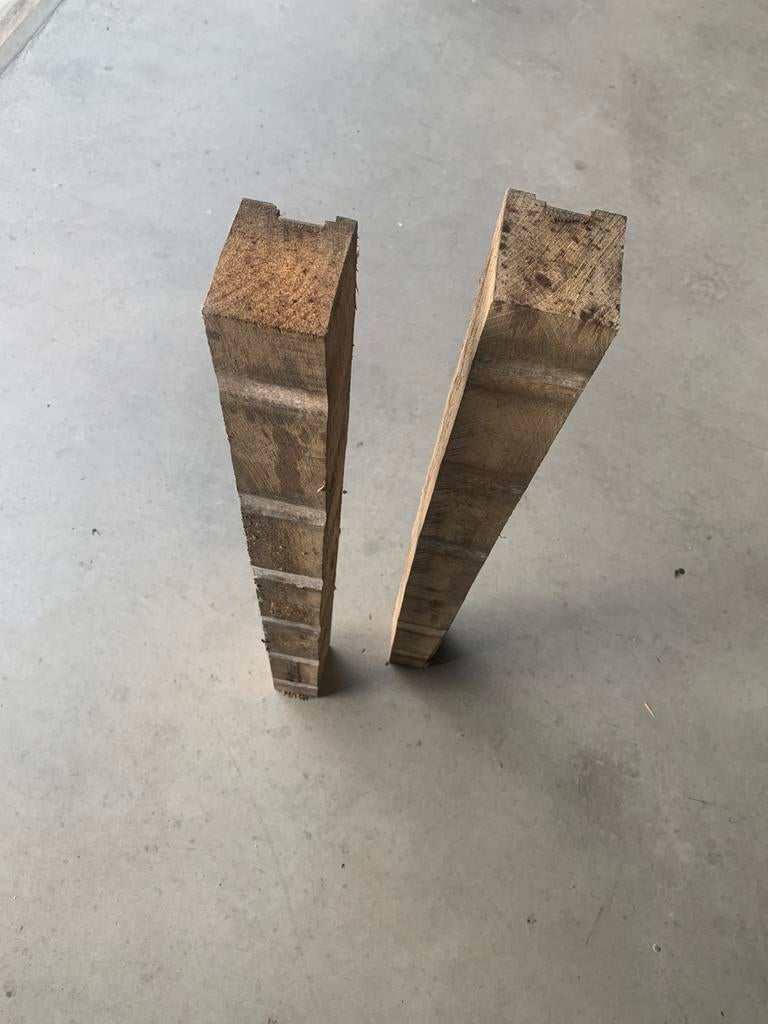 haardhout in handige rechthoekige vorm, Tuin en Terras, Haardhout, Minder dan 3 m³, Ophalen