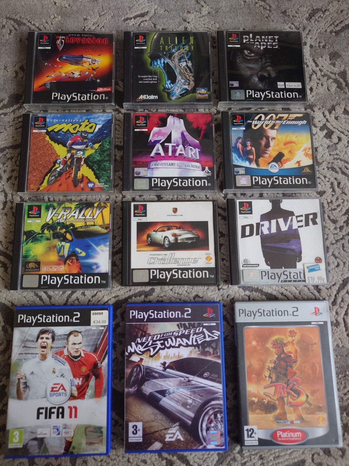 PlayStation 1 & 2 Games - Diverse Collectie (12st.), Gebruikt, Overige genres, 1 speler, Ophalen of Verzenden