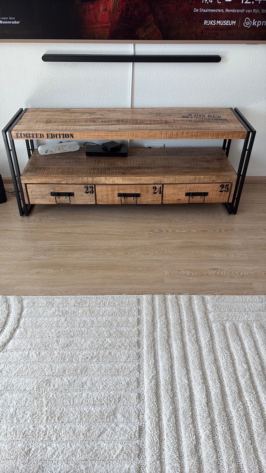 Tv kast, 100 tot 150 cm, Zo goed als nieuw, Minder dan 100 cm, 25 tot 50 cm