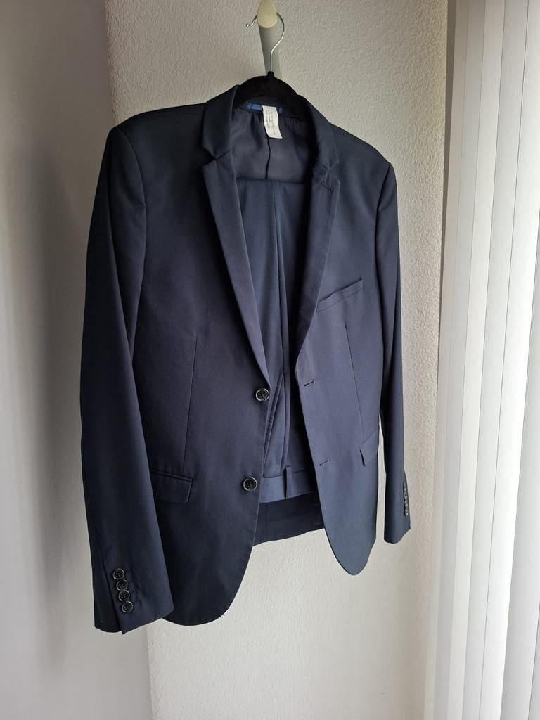 (Gala) pak met overhemd, Ophalen of Verzenden, H&M, Gedragen, Maat 48/50 (M)