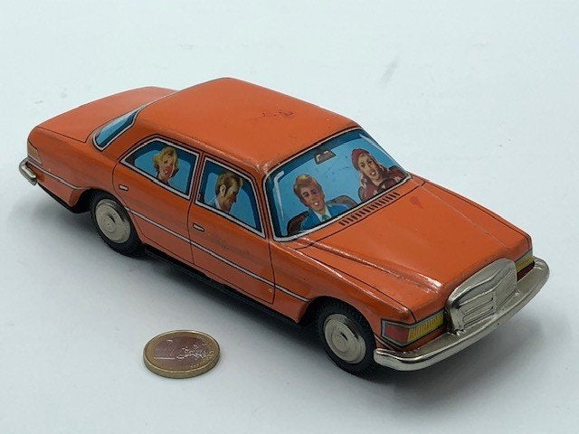 Oude Mercedes S-Klasse van Blik, Antiek en Kunst, Ophalen of Verzenden