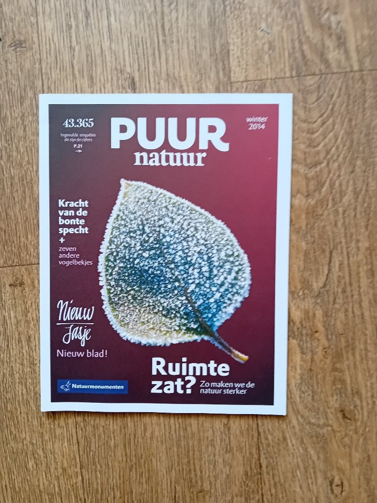 PUUR Natuur - Winter 2014, Ophalen, 1980 tot heden, Nederland, Tijdschrift