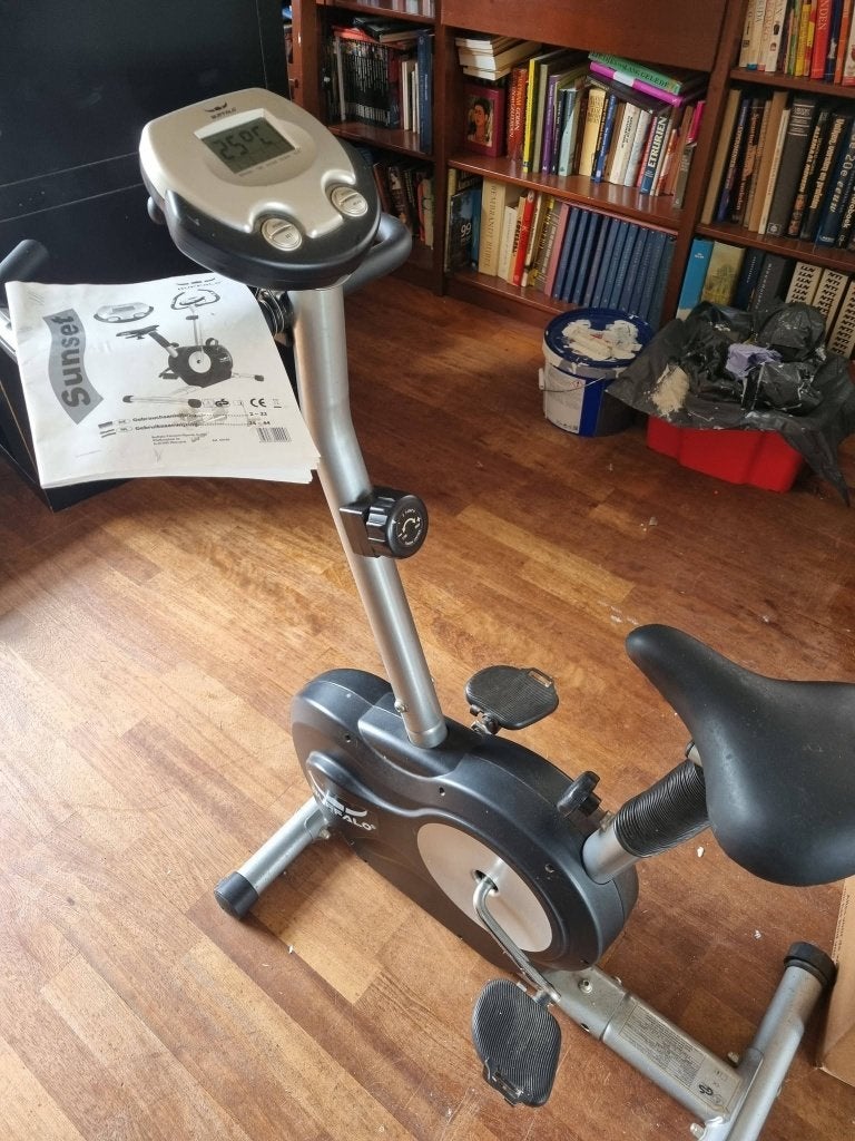 home trainer, Sport en Fitness, Ophalen, Zo goed als nieuw, Metaal, Hometrainer