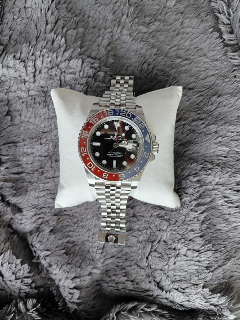 Heren Rolex horloge ZILVER (origineel), Ophalen of Verzenden, Gebruikt, Staal, Rolex