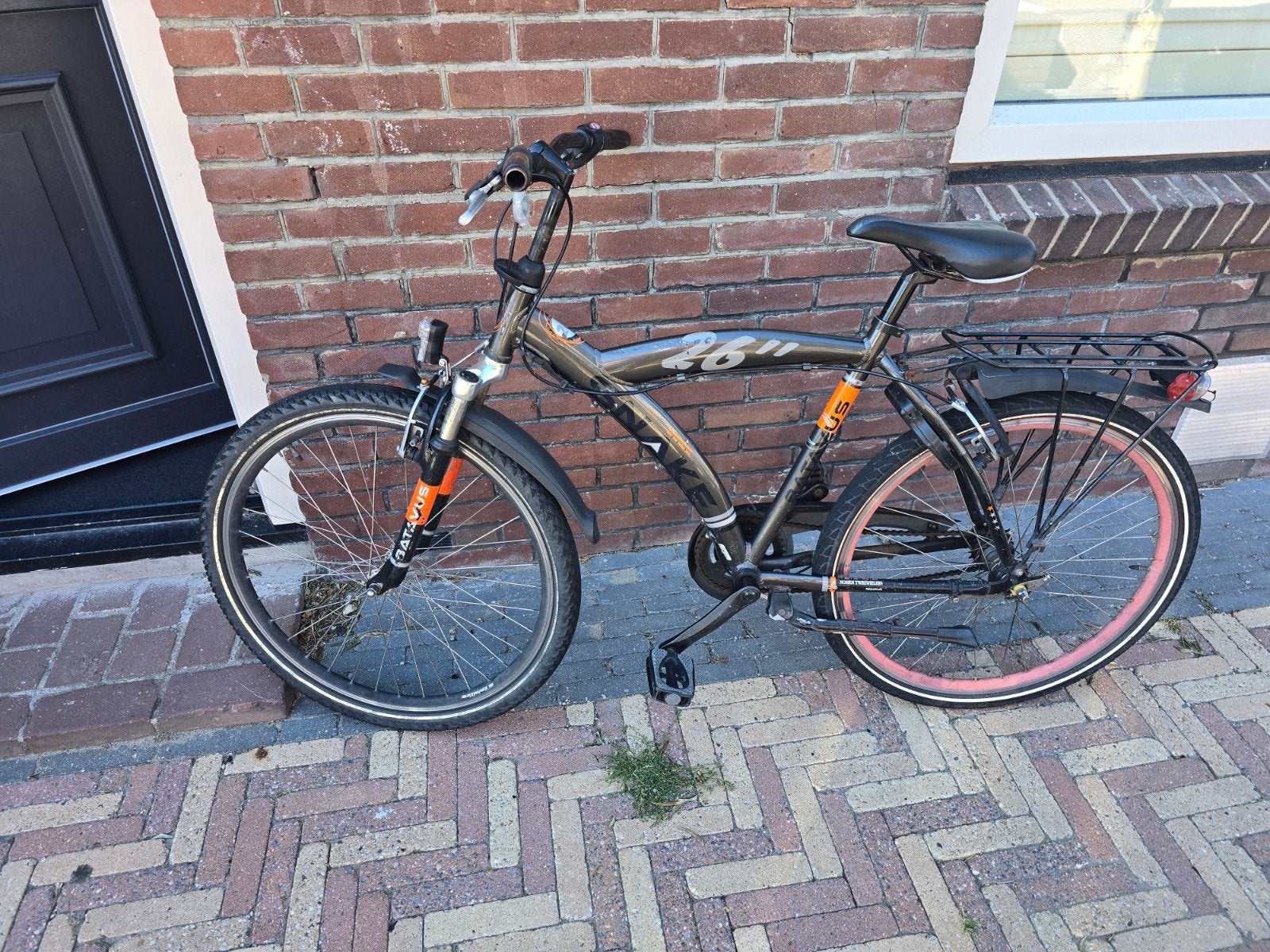 Batavus Snake 26 inch 48 cm, Fietsen en Brommers, Fietsen | Heren | Herenfietsen, Ophalen, Terugtraprem, Versnellingen, Batavus