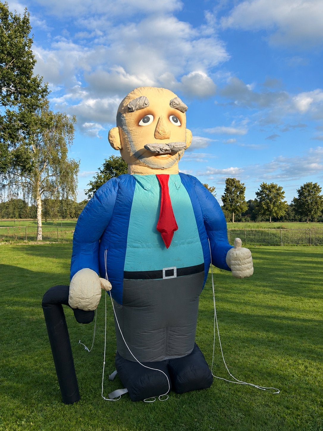 Opblaasbare Abraham pop te huur, Ophalen, Zo goed als nieuw, Abraham of Sarah