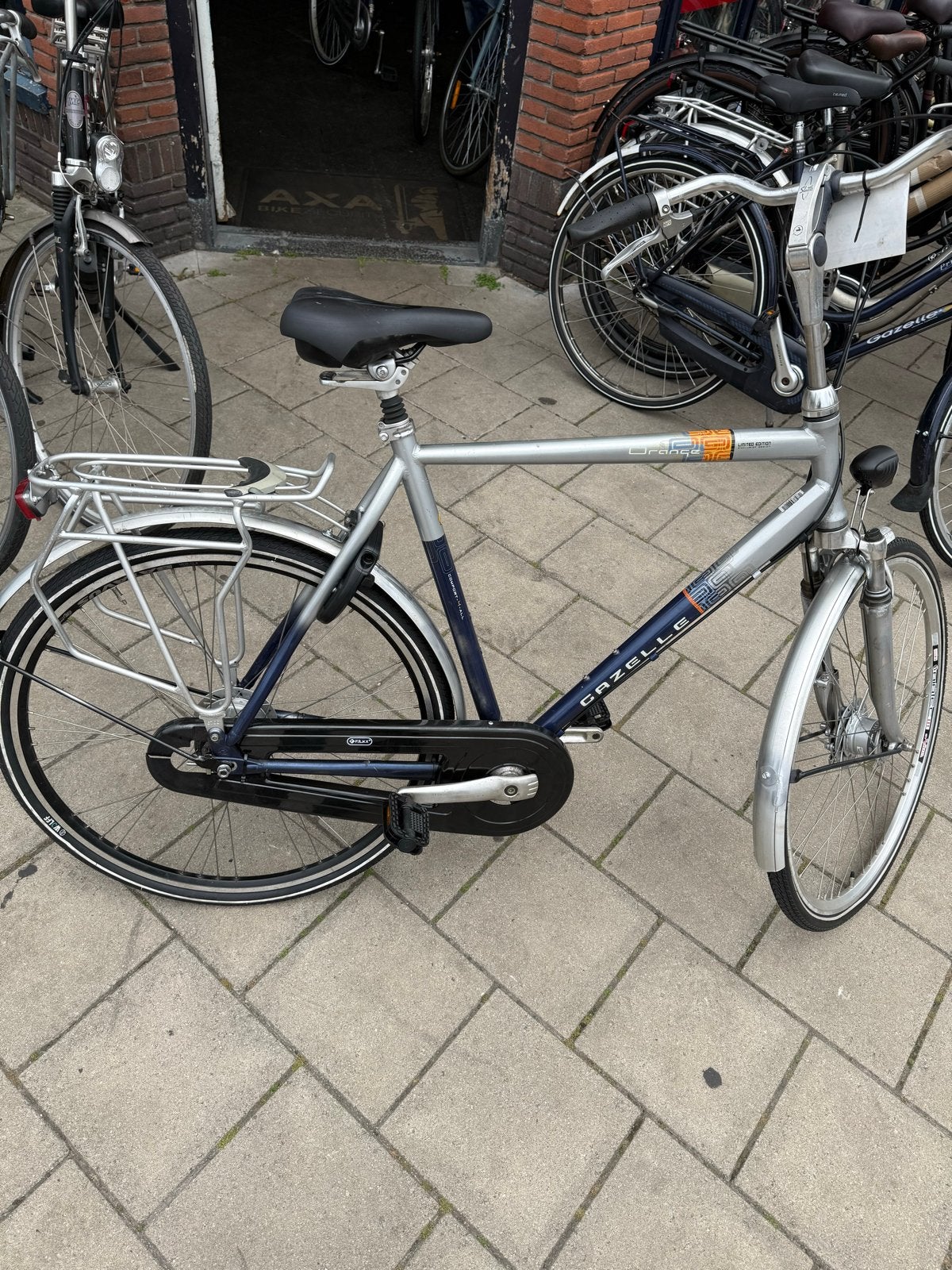 Gazelle Orange C7 Damesfiets - Gebruikt, Fietsen en Brommers, Fietsen | Heren | Herenfietsen, Gebruikt, Gazelle, 53 tot 57 cm