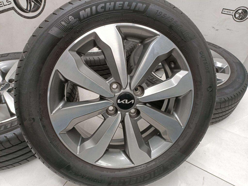 Orig Kia Stonic lichtmetaal velgen 16"inch 4x100, Ophalen, Gebruikt, 16 inch, Banden en Velgen