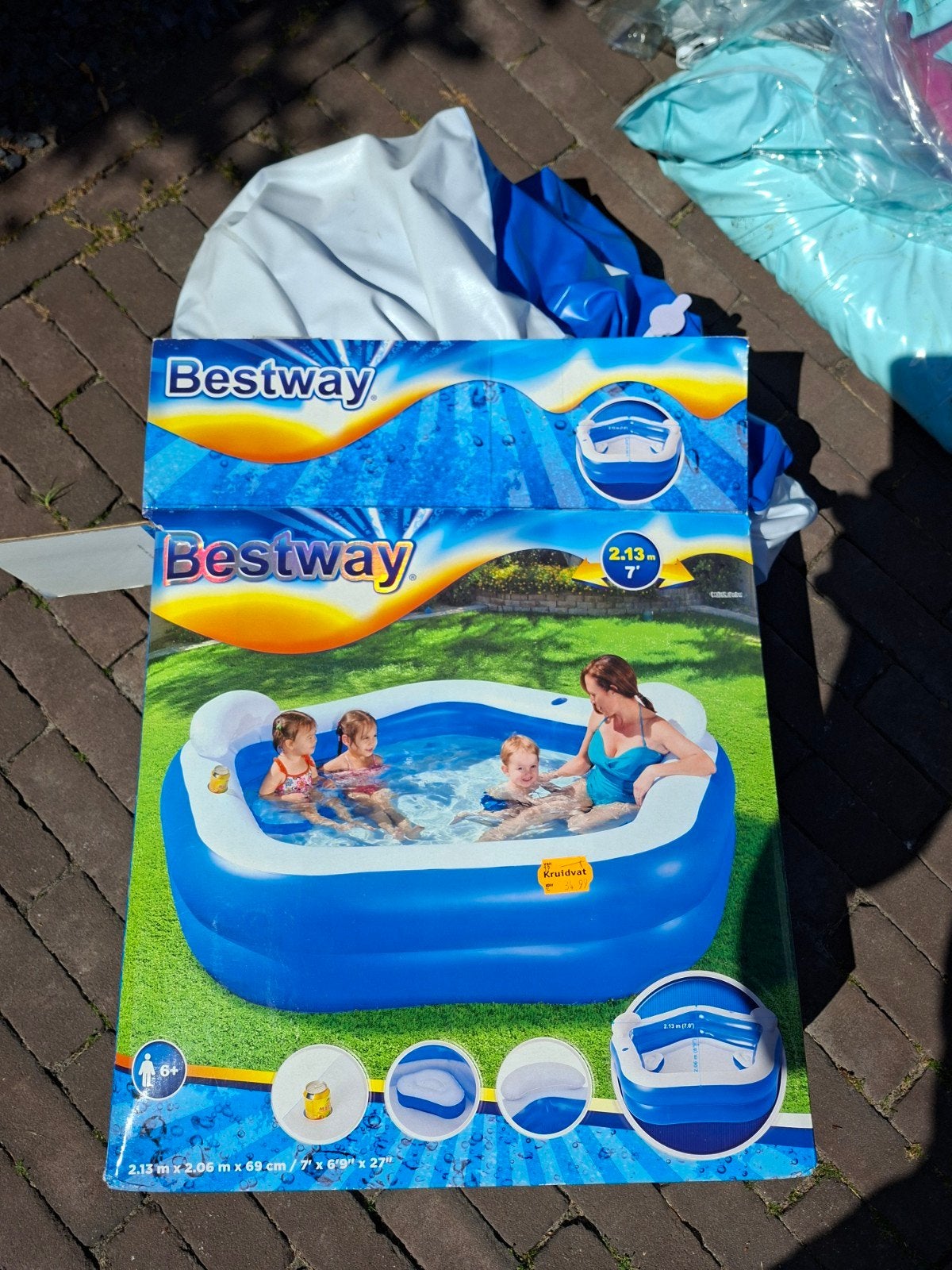 Zwembad, Tuin en Terras, Ophalen, Minder dan 80 cm, Opblaaszwembad, Minder dan 200 cm
