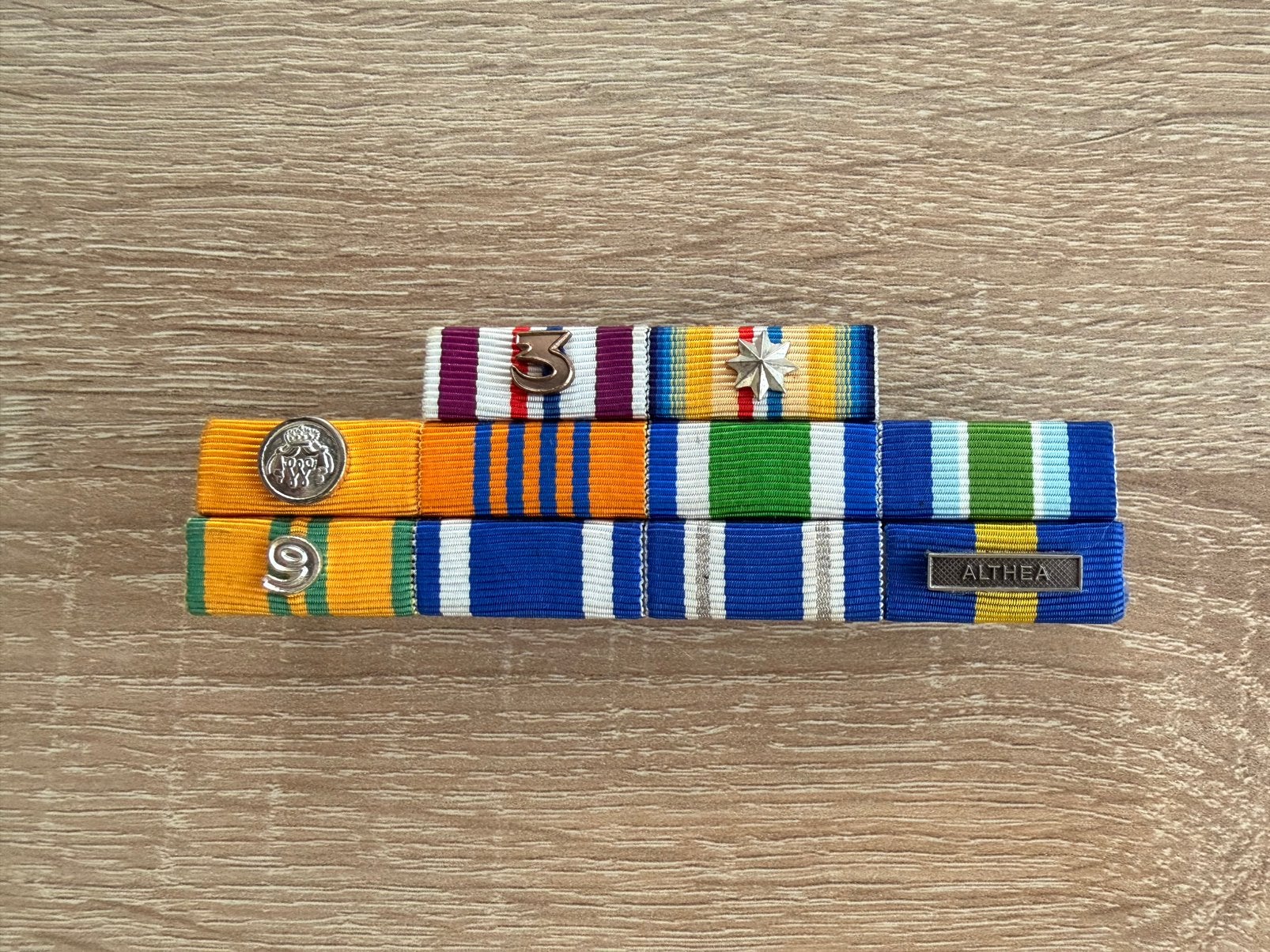 Baton set 10x, Verzamelen, Ophalen of Verzenden, Overige soorten, Nederland, Lintje, Medaille of Wings