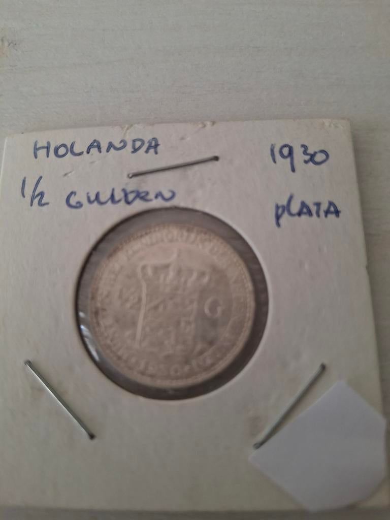 Zilveren Halve Gulden 1930 Koningin Wilhelmina, ½ gulden, Zilver, Ophalen of Verzenden, Koningin Wilhelmina