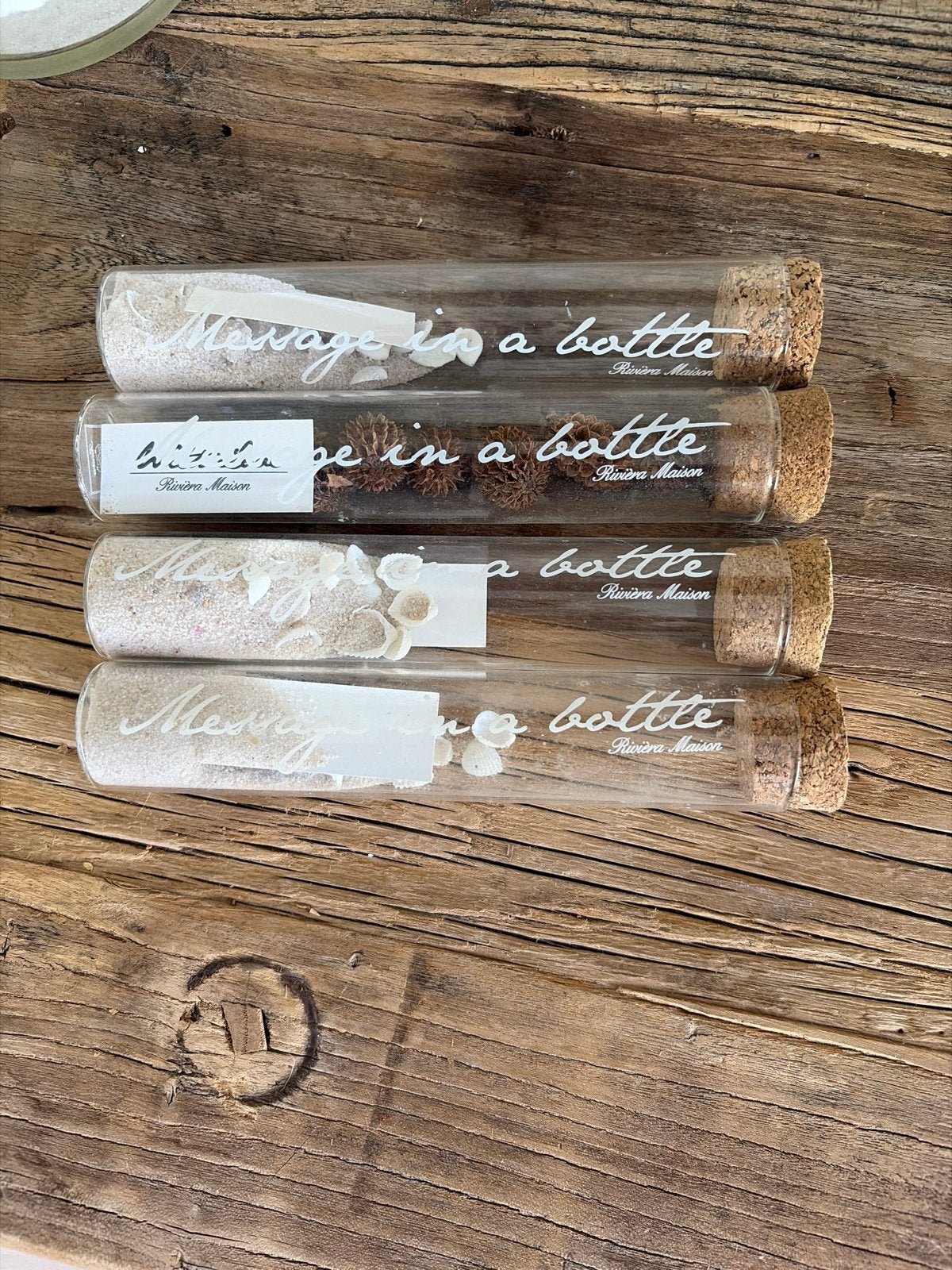 Riviera Maison Message in a Bottle Decoratie, Meerkleurig, Ophalen of Verzenden, Glas, Landelijk