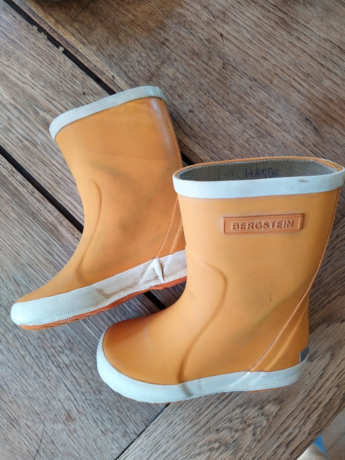 Bergstein laarsjes oranje mt 23, Kinderen en Baby's, Kinderkleding | Schoenen en Sokken, Ophalen of Verzenden, Gebruikt, Jongen of Meisje