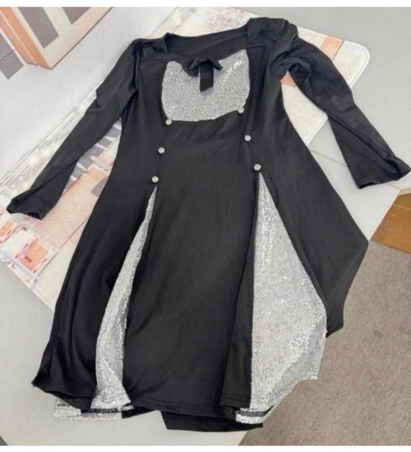 Retro vintage Jaren '50 Punk Gothic Flare Jurk XL goth dress, P, Zwart, P, Nieuw
