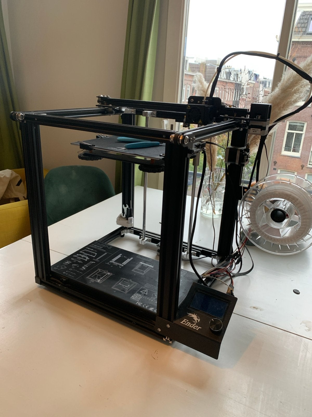 Ender 5 Plus 3D-printer - Grote bouwvolume, Computers en Software, Ophalen, Gebruikt, Filament