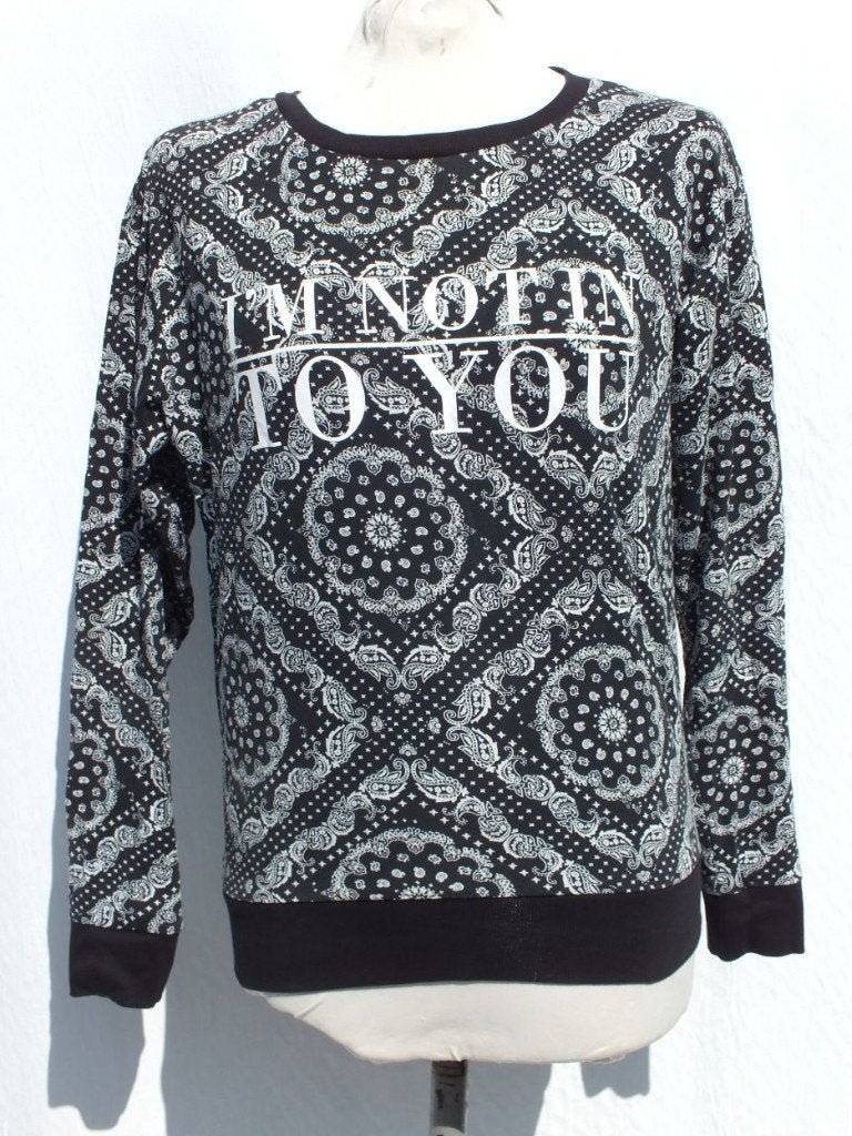 Dames shirt i'm not in to you mt XS merk Divided, ., Ophalen of Verzenden, Zo goed als nieuw, Maat 34 (XS) of kleiner