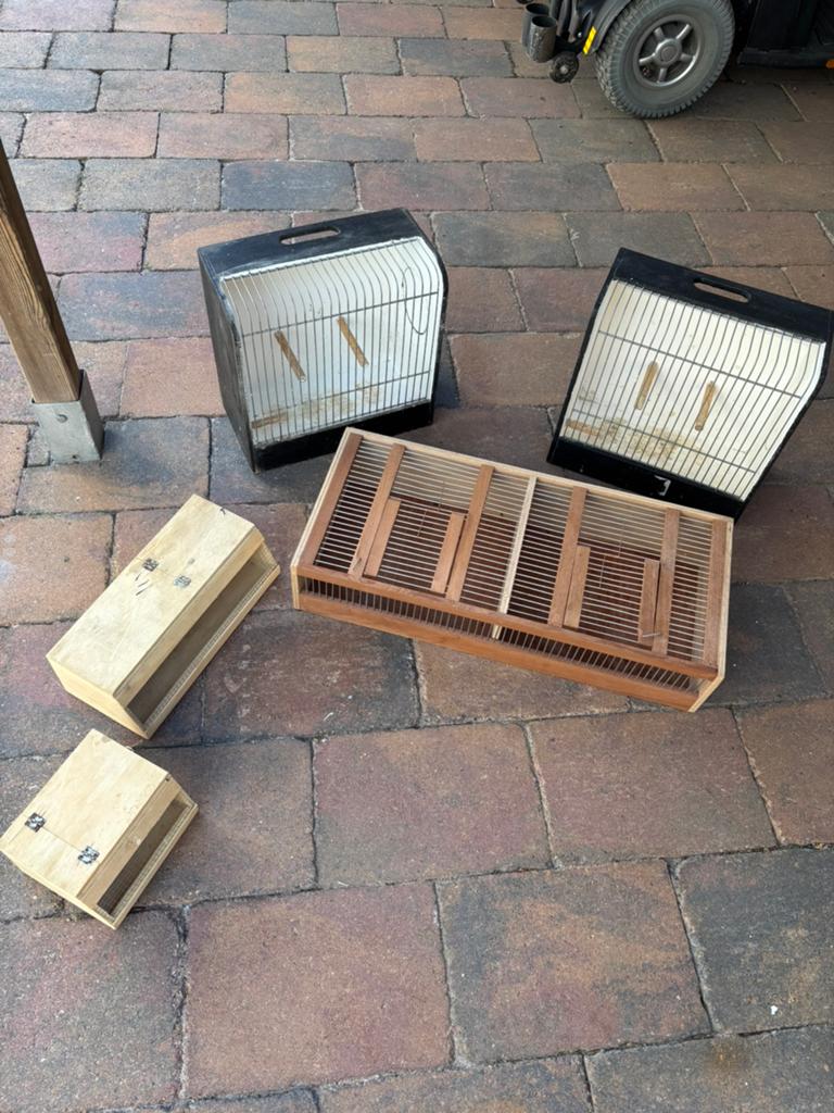 Meerdere vogel kooitjes, Dieren en Toebehoren, Ophalen, Gebruikt