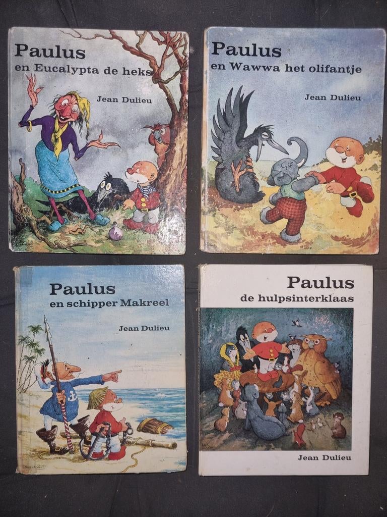 4 x Paulus de Boskabouter-Jean Dulieu, Boeken, Stripboeken, Gelezen, Ophalen of Verzenden
