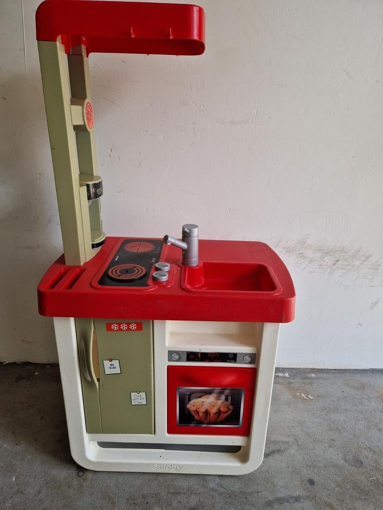 Smoby speelkeuken met accessoires - gebruikt, Ophalen, Gebruikt, Kunststof, Speelkeuken