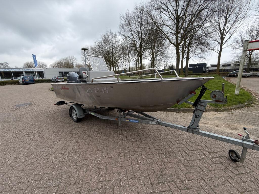 " Marcraft Lake Hunter 496 | Aluminium Visboot | Zelflozend", Watersport en Boten, Vis- en Consoleboten, Niet ingevuld, Gebruikt
