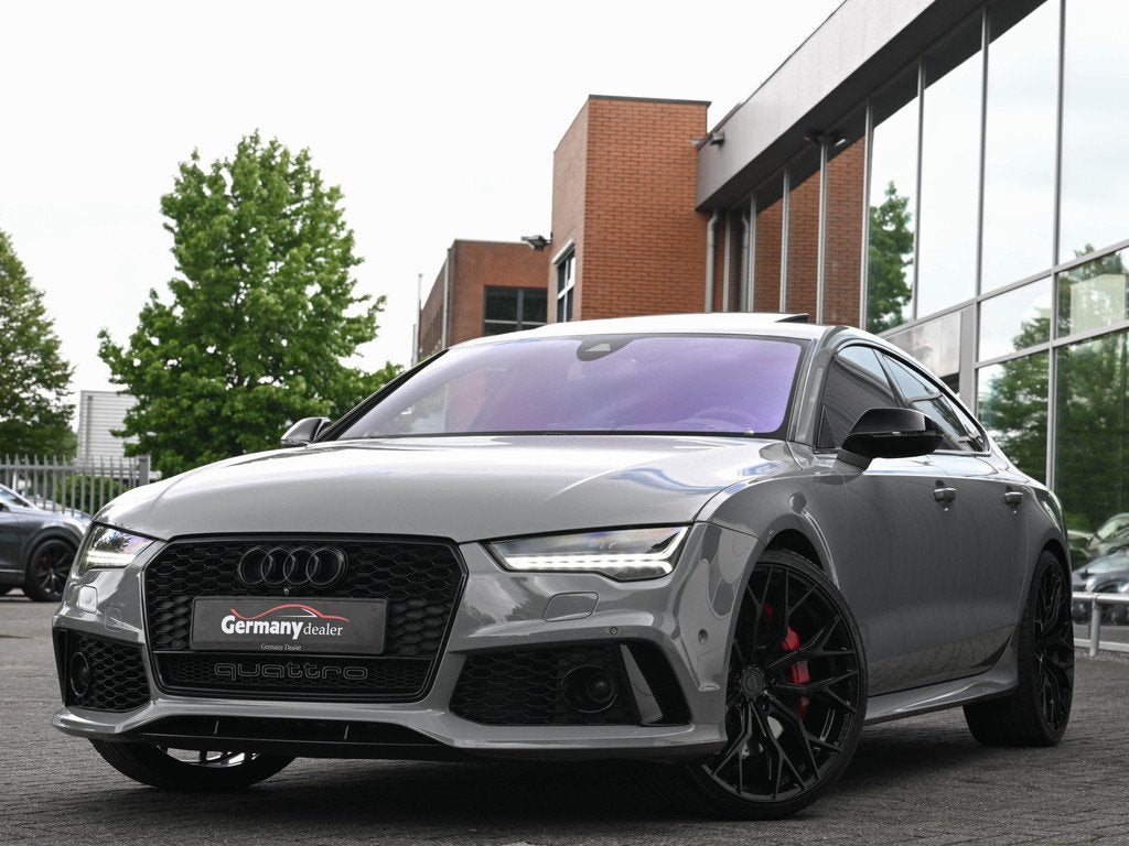 Audi RS7 Sportback 4.0TFSI 560pk Quattro Pano Milltek B&O Hi, Auto's, Gebruikt, 1905 kg, 4 stoelen, 11 km/l