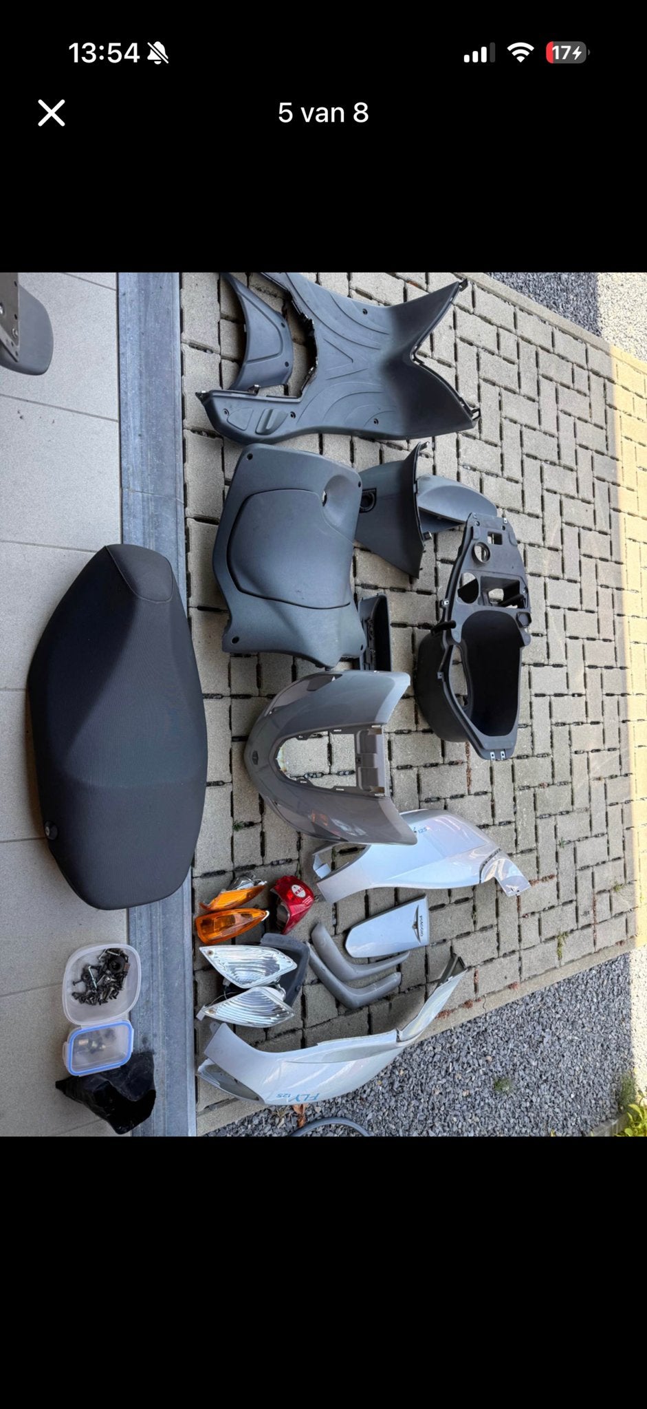 Piaggio Fly kappenset GEZOCHT!!!, Ophalen, Gebruikt, Kap, Piaggio