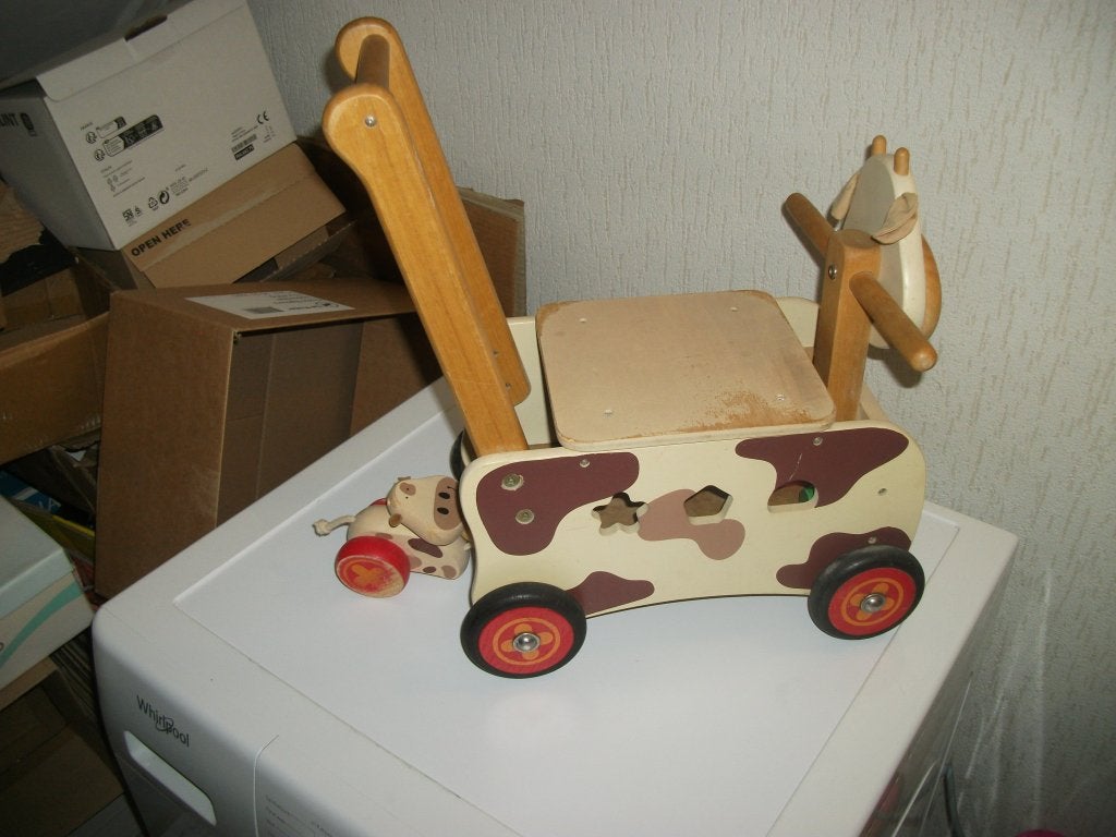 Loopwagen I'm Toy koe, Kinderen en Baby's, Ophalen, Gebruikt