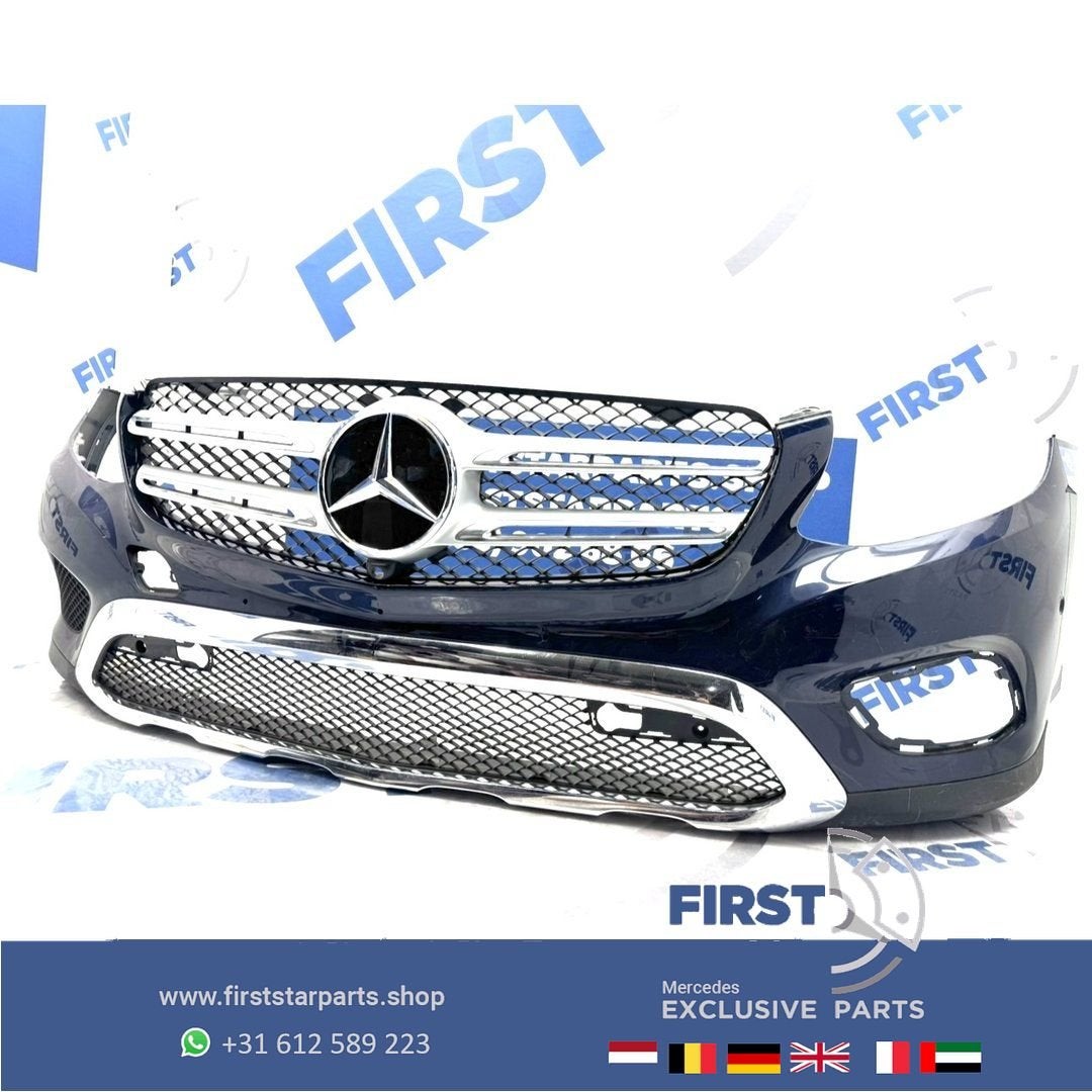 W253 VOORBUMPER + GRIL ZWART WIT GRIJS GLC PRE-FACELIFT BUMP, Gebruikt, -, Voor, Ophalen of Verzenden