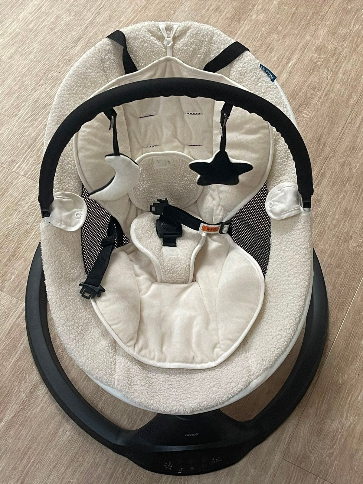 Luvion elektrische babyschommelstoel, Ophalen, Zo goed als nieuw