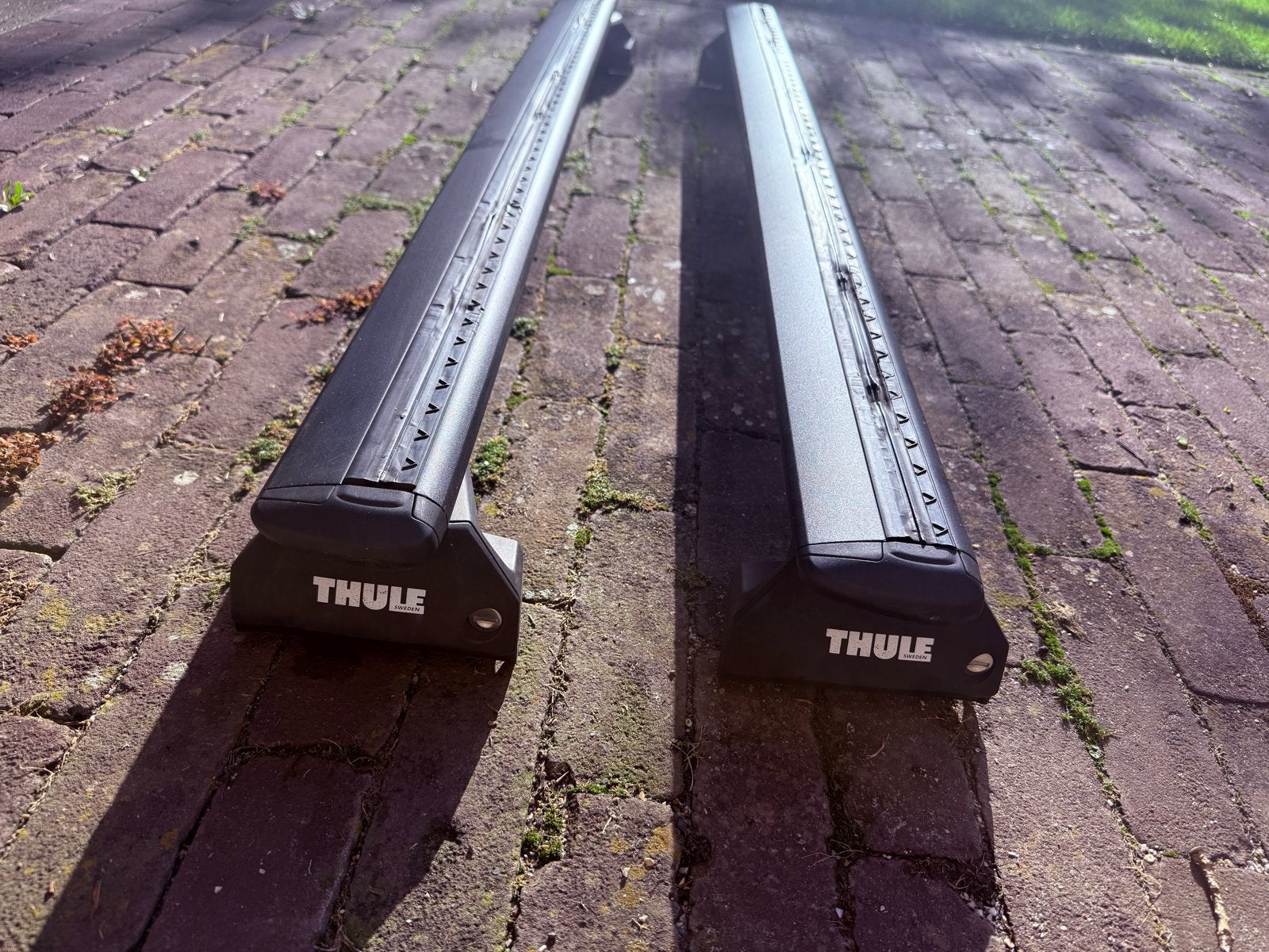 Thule Wingbar Evo Black voor Audi A4, Ophalen of Verzenden, Gebruikt