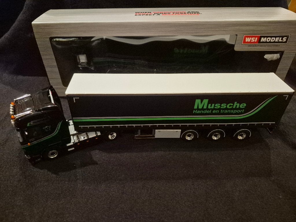 WSI 02-3394 Scania Mussche, Ophalen of Verzenden, Nieuw, Bus of Vrachtwagen, Wsi