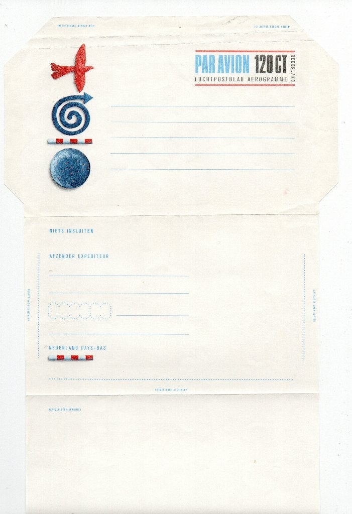 Postwaardestuk - Aerogramme 120 CT. GHeuzendam 33 **, Ophalen of Verzenden, Envelop